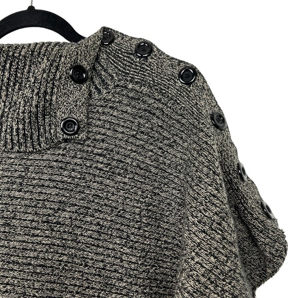 Grass Collection Cowl Neck Button Detail Sweater Size Medium - Picture 7 of 10